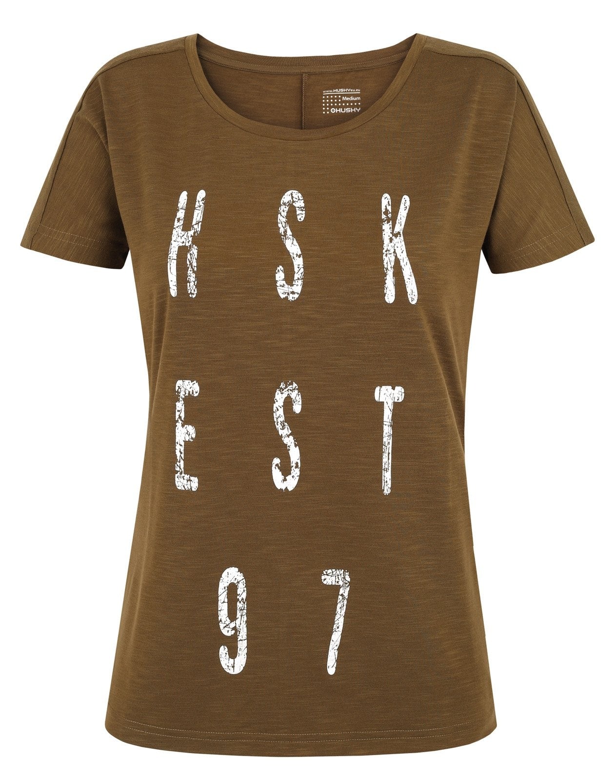 Husky Dámske funkčné tričko Tingl L tm. khaki, XL-2