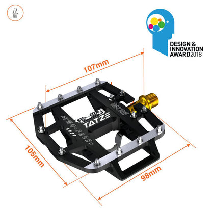 Tatze pedále TWO-FACE Titan platformové-3