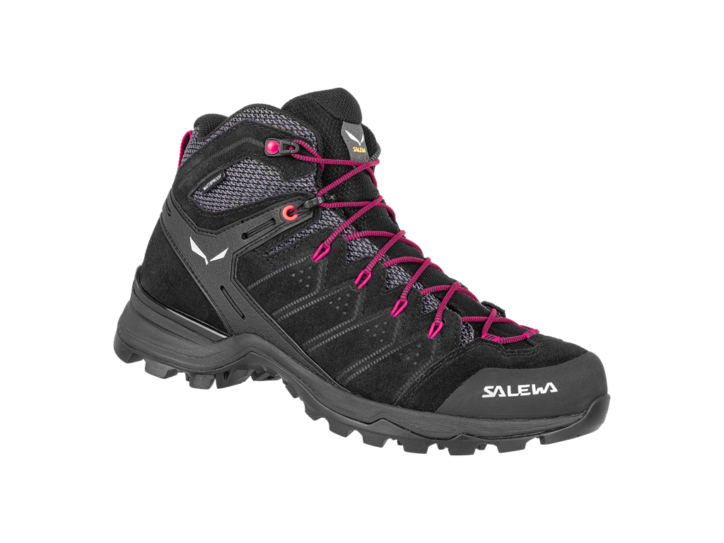 Salewa Dámske topánky ALP MATE MID WP Black Out/Virtual Pink, 42