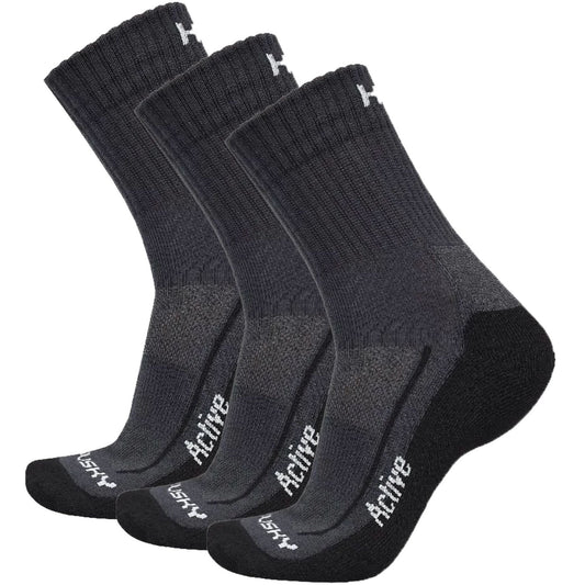 Husky Ponožky Active 3pack čierna, XL(45-48)