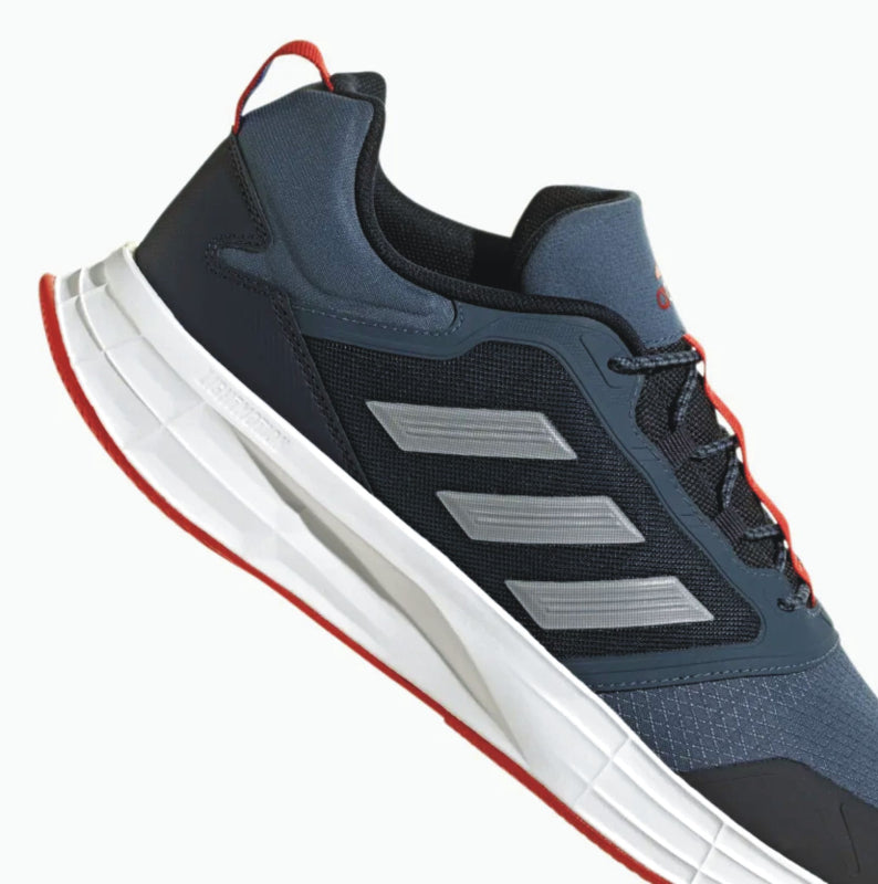 Adidas DURAMO Protect Wonder Steel/Halo Silver/Vivid Red - Pánska bežecká obuv UK - 11-7