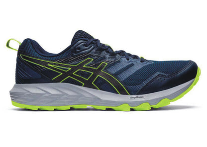 ASICS GEL-SONOMA 6 navy-blue/neon-green - Pánska trail bežecká obuv UK - 11-0