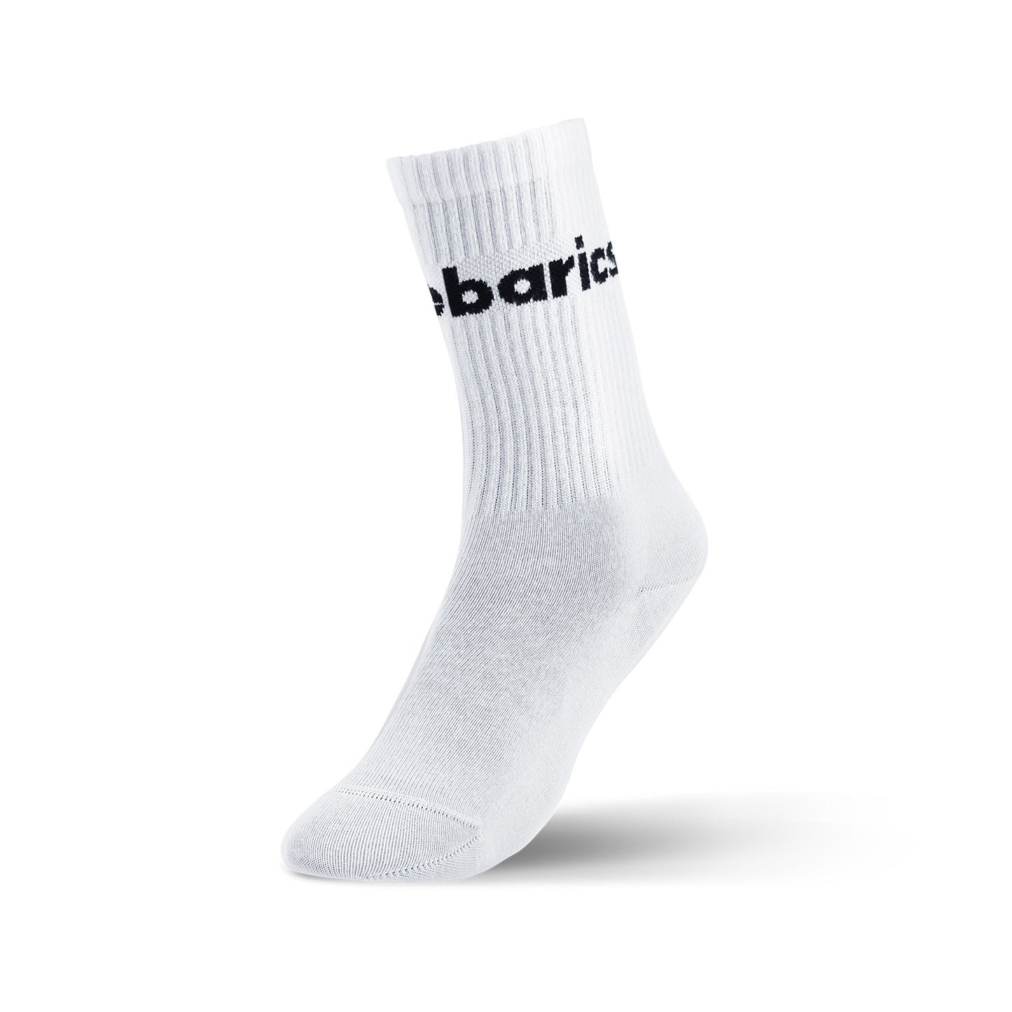 Barebarics - Barefoot Ponožky - Crew - White - Big logo