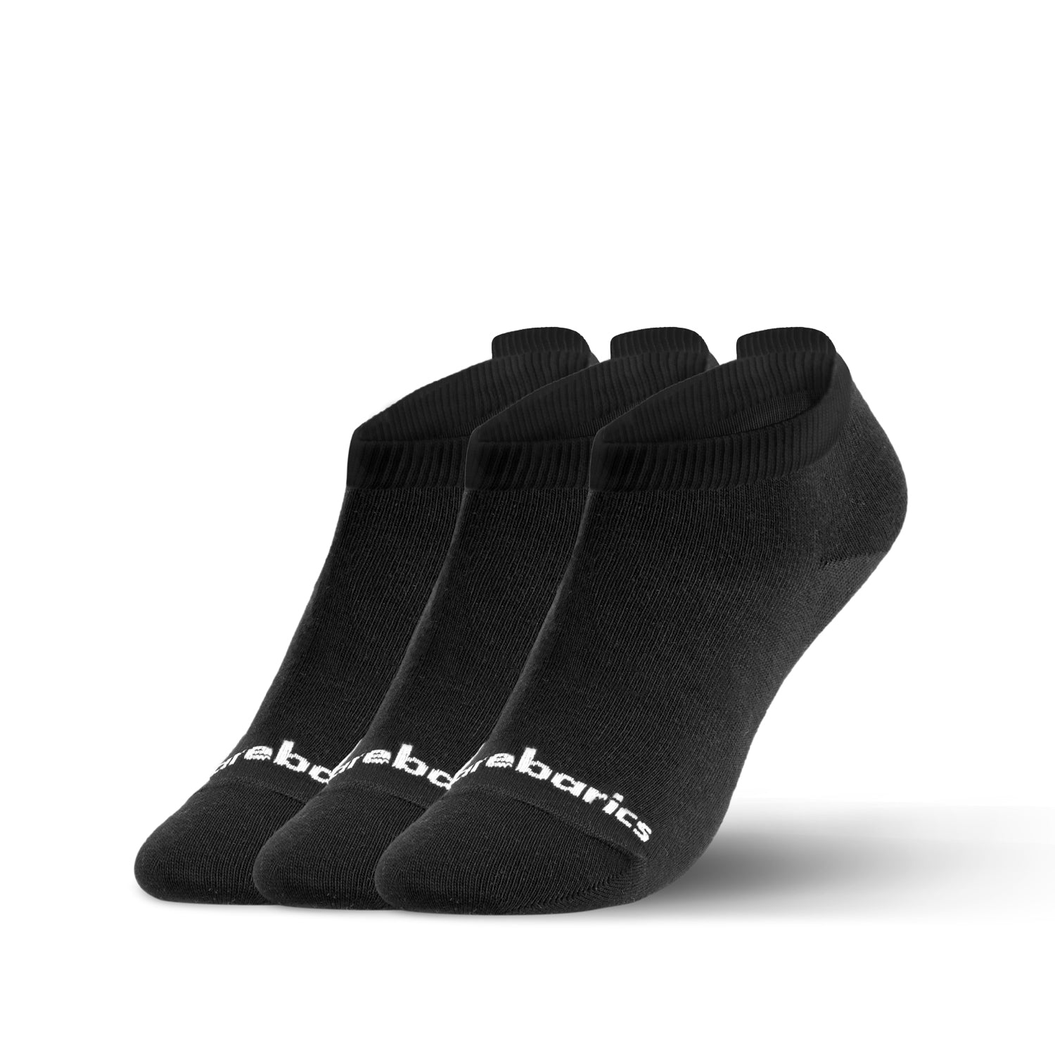 Barebarics - Barefoot Ponožky - Low-cut - Black - 3 pack