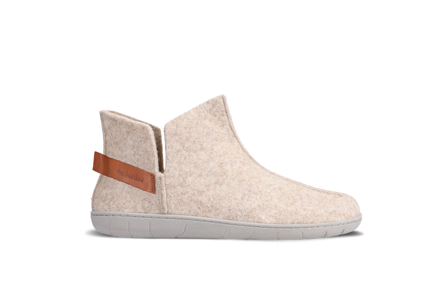 Barefoot papuče Be Lenka Chillax - Ankle-cut - Beige