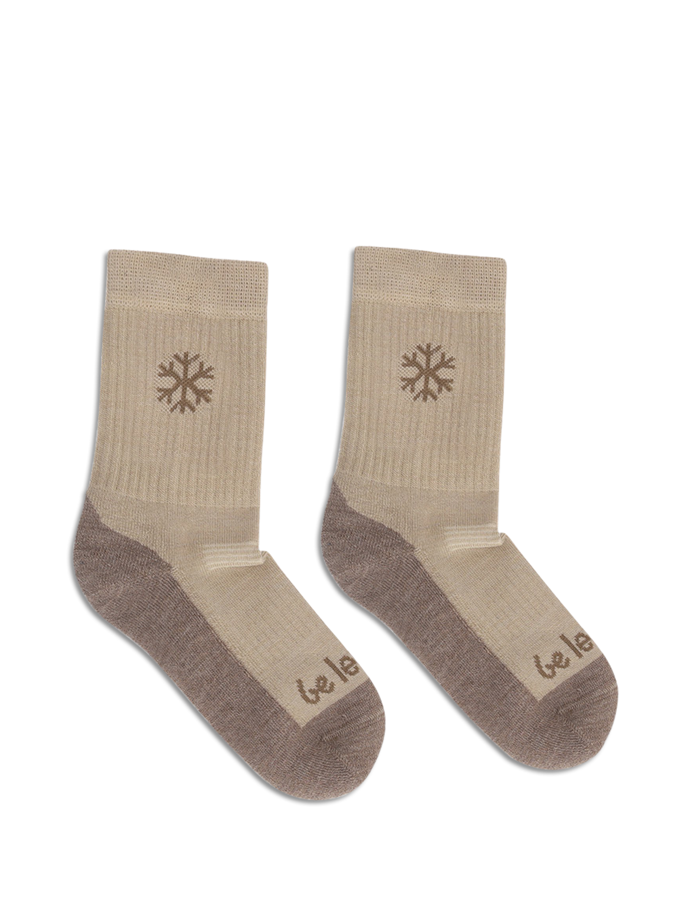 Detské barefoot ponožky Be Lenka Kids - Crew - Merino Wool - Beige