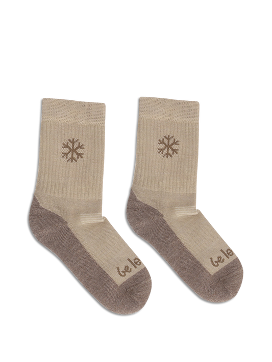 Detské barefoot ponožky Be Lenka Kids - Crew - Merino Wool - Beige