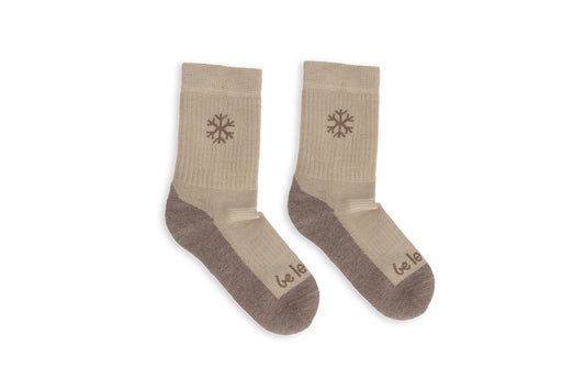 Detské barefoot ponožky Be Lenka Kids - Crew - Merino Wool - Beige