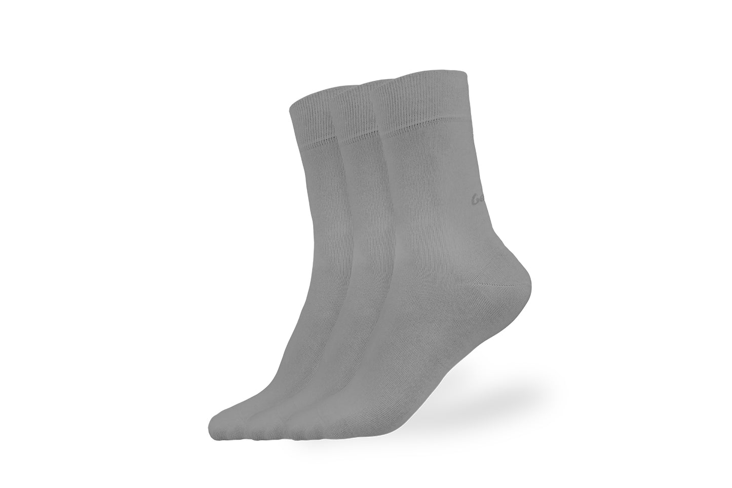 Barefoot ponožky - Crew - Essentials - Grey - 3 pack