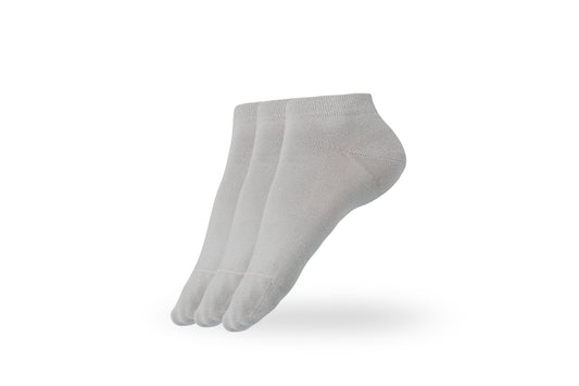 Barefoot ponožky - Low-cut - Essentials - Grey - 3 pack