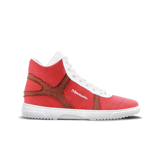 Barefoot tenisky Barebarics Hifly - Red & White