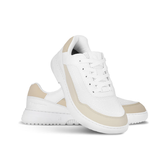 Barefoot tenisky Barebarics Vaporo - White & Beige