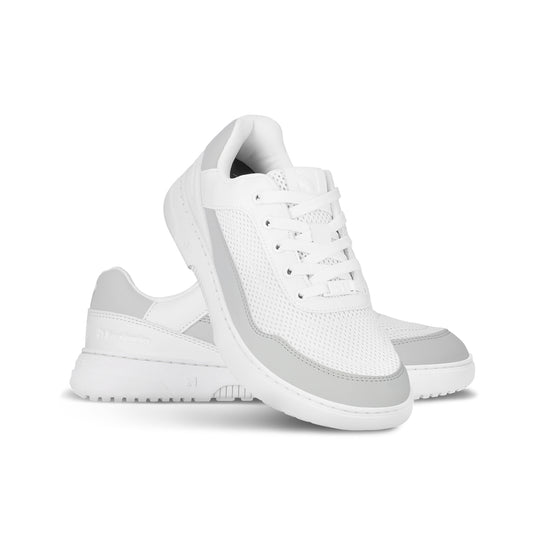 Barefoot tenisky Barebarics Vaporo - White & Light Grey