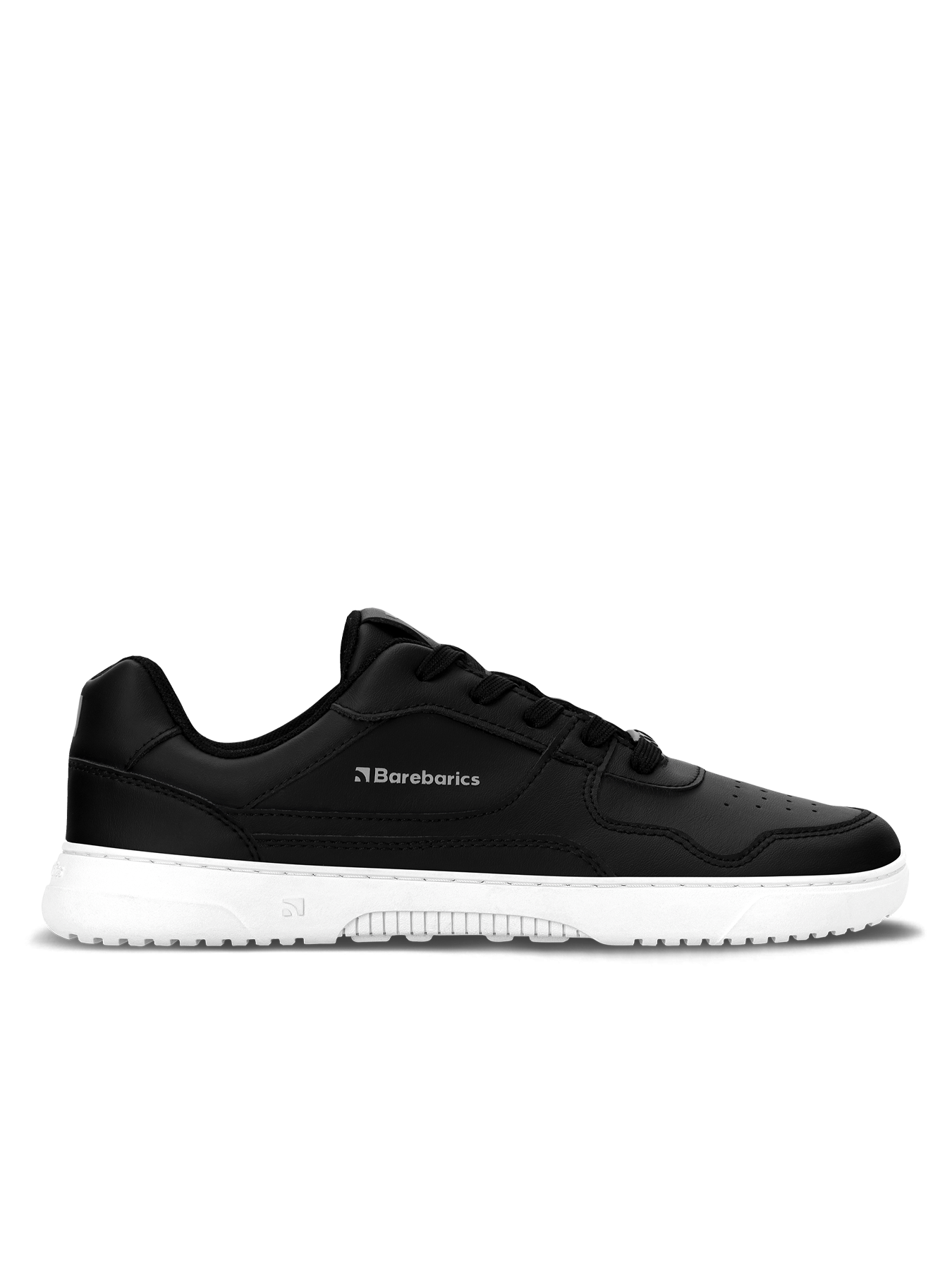 Barefoot tenisky Barebarics Zing - Black & White - Leather