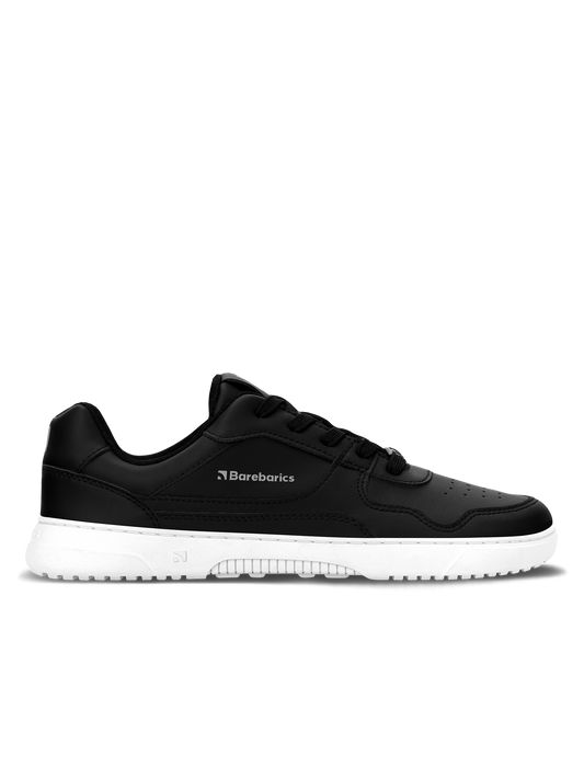 Barefoot tenisky Barebarics Zing - Black & White - Leather