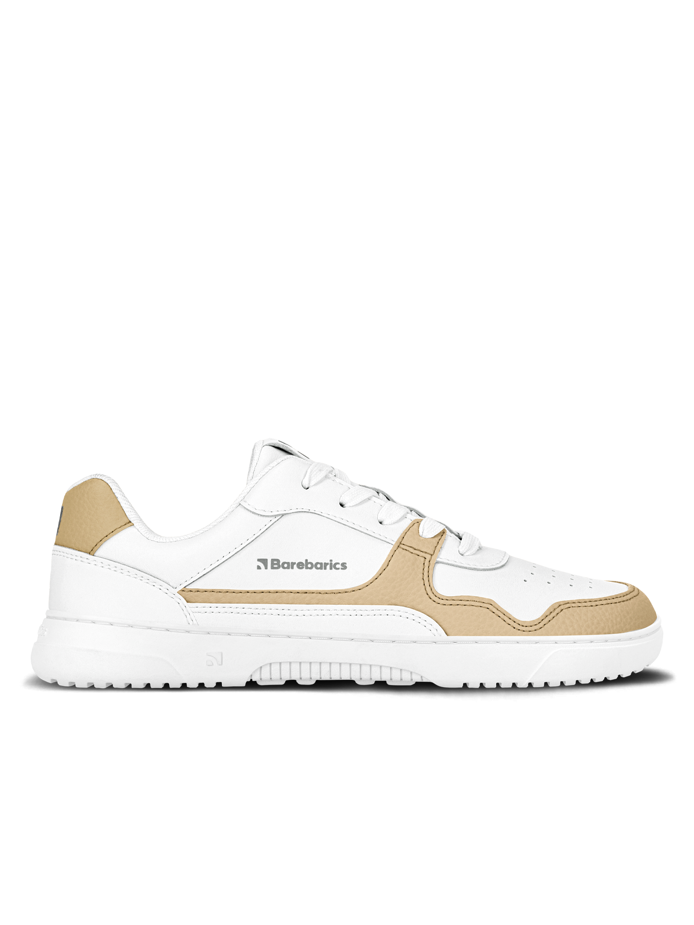 Barefoot tenisky Barebarics Zing - White & Cream - Leather