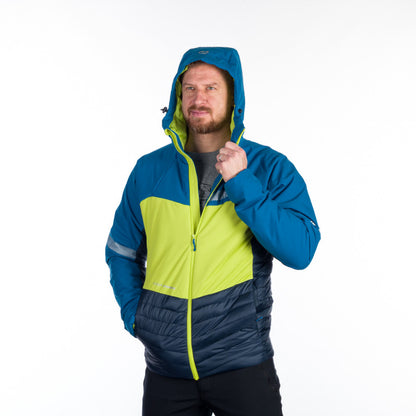 BU-5133OR men's outdoor hoody softshell hybrid jacket 3L-13