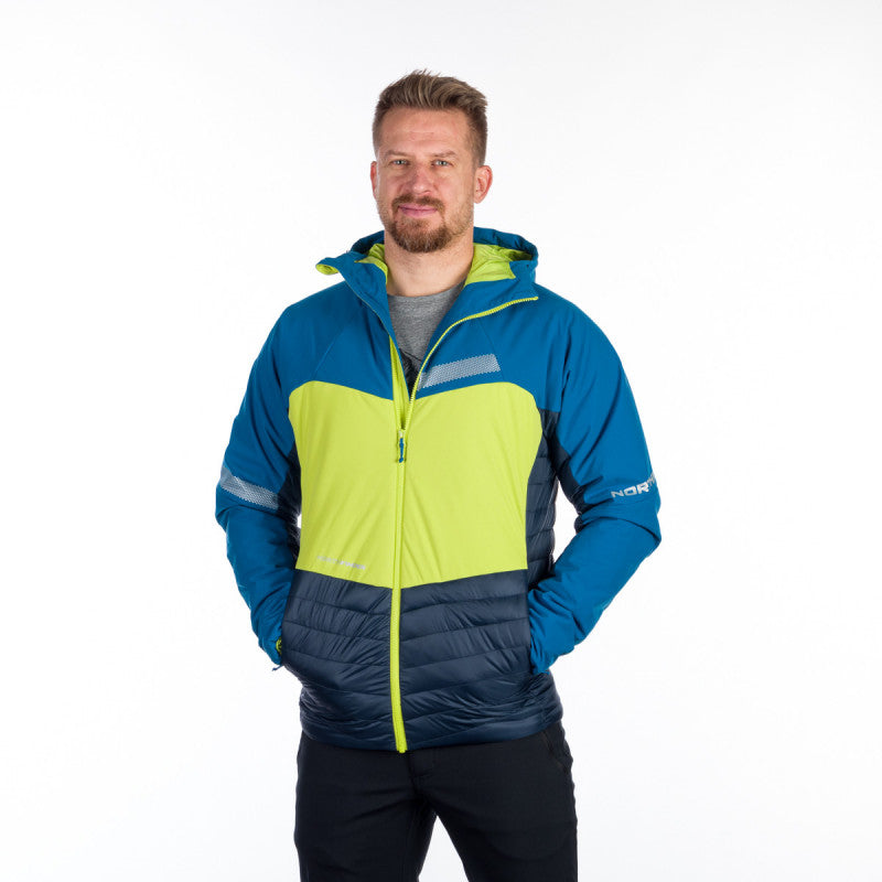 BU-5133OR men's outdoor hoody softshell hybrid jacket 3L-12