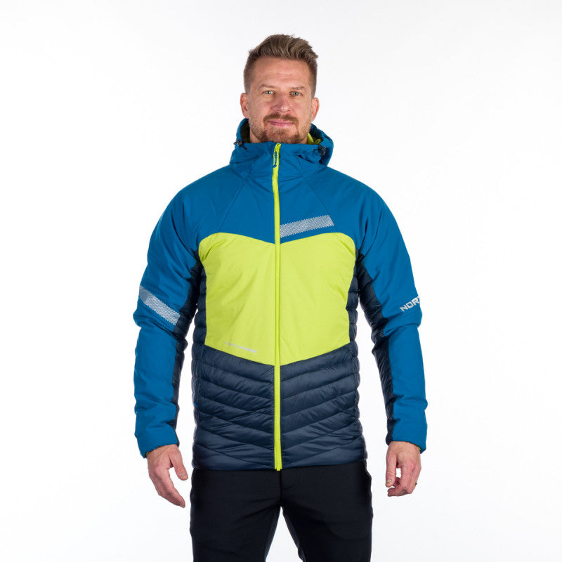 BU-5133OR men's outdoor hoody softshell hybrid jacket 3L-17