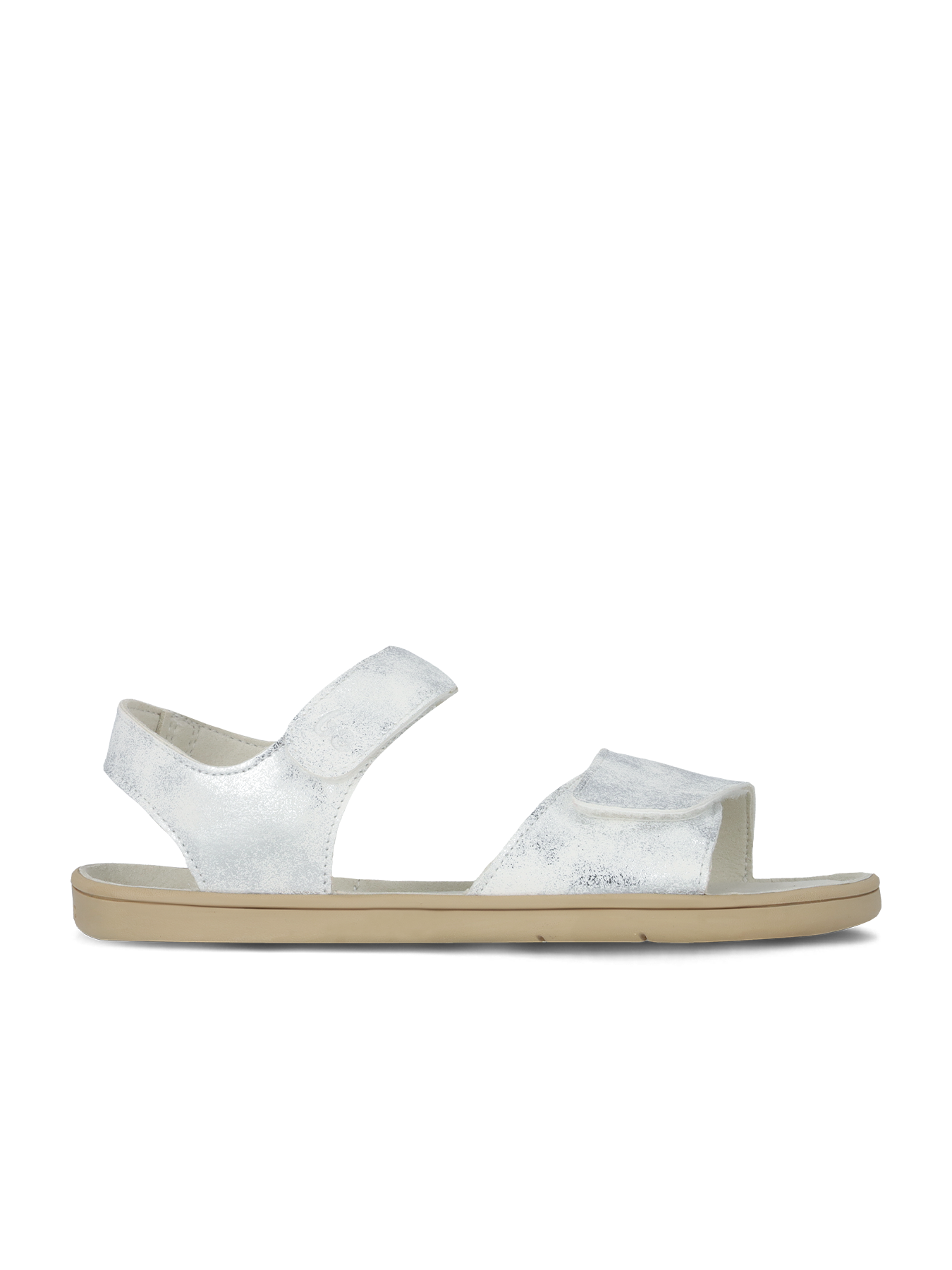Detské barefoot sandále Be Lenka Miami Junior - Off-White Sparkle