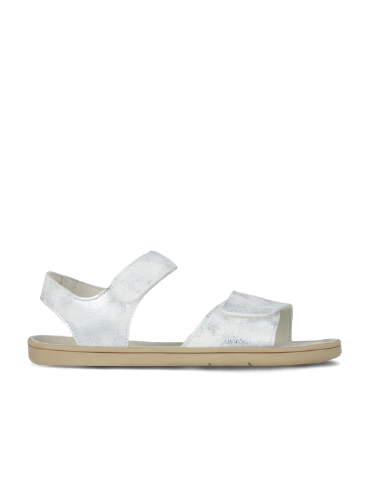 Detské barefoot sandále Be Lenka Miami Junior - Off-White Sparkle