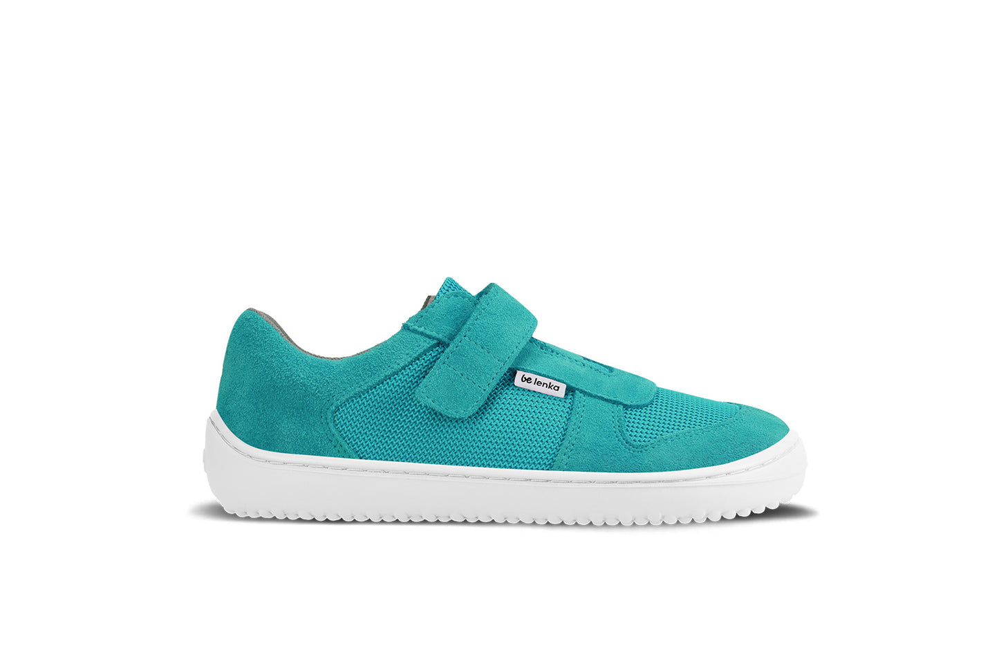 Detské barefoot tenisky Be Lenka Joy - Turquoise & White