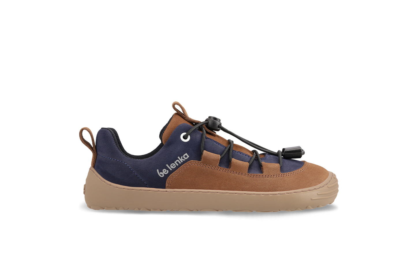 Detské barefoot tenisky Be Lenka Xplorer - Dark Brown & Navy