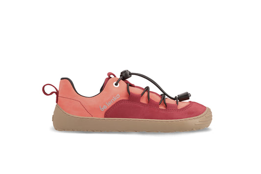 Detské barefoot tenisky Be Lenka Xplorer - Dark Red & Coral