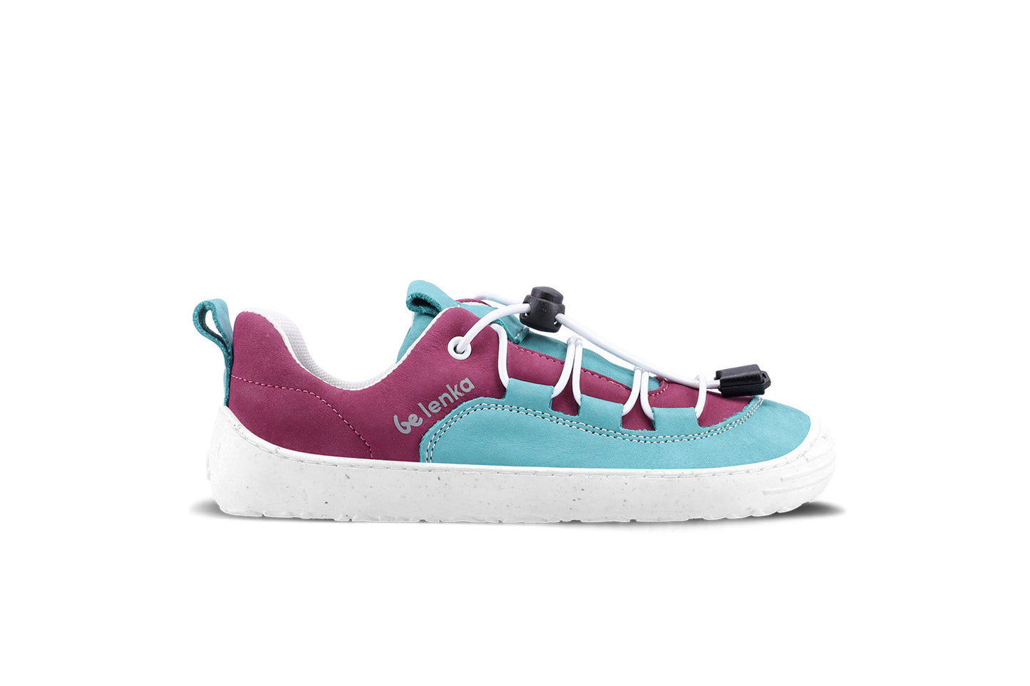 Detské barefoot tenisky Be Lenka Xplorer - Light Teal & Plum