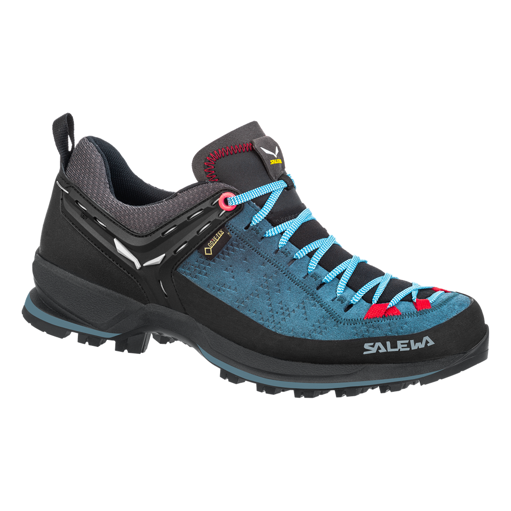 Salewa Dámske trekové topánky Mtn trainer 2 GTX Dark Denim/Fluo Coral, EU 42 ½