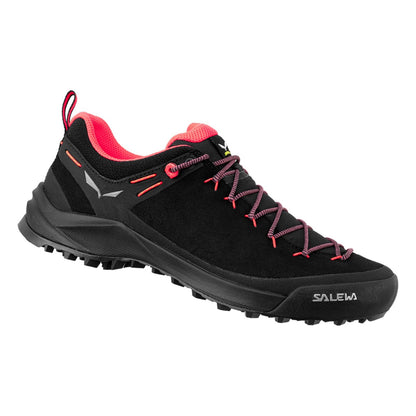 Salewa Dámske topánky Widlfire leather Black/Fluo Coral, 38