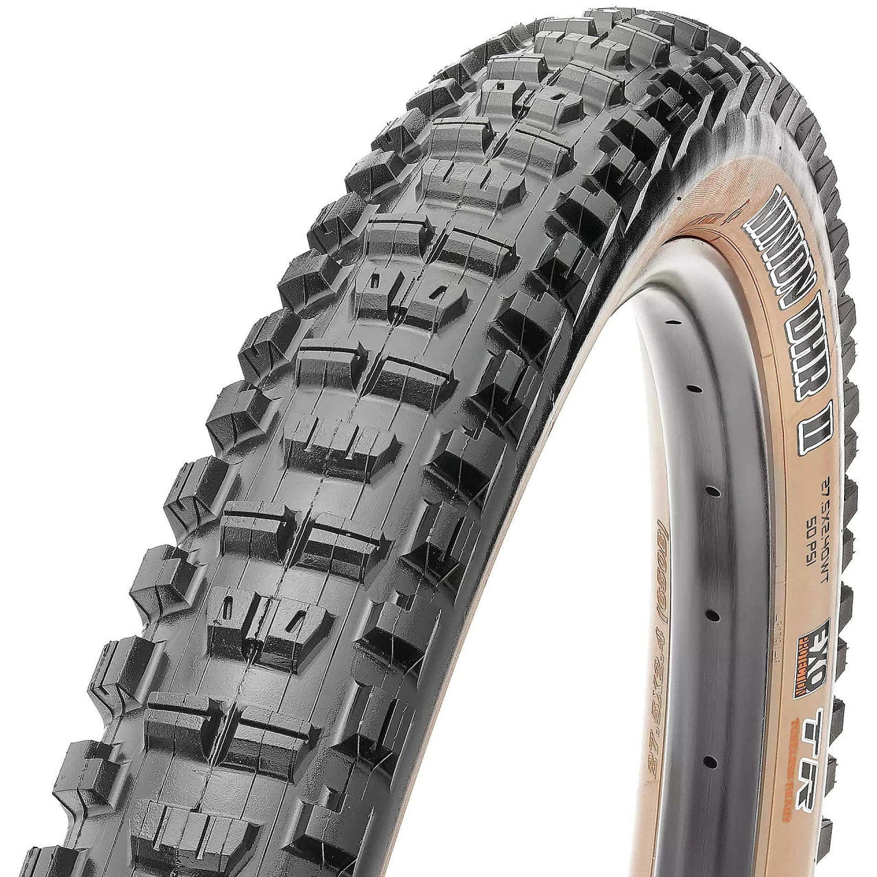 Maxxis plášť MINION DHR II EXO/TR/TANWALL 27.5X2.40WT, kevlar-0