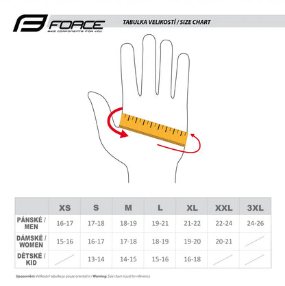 FORCE rukavice zimné HOT RAK PRO 3+1, čierne-2