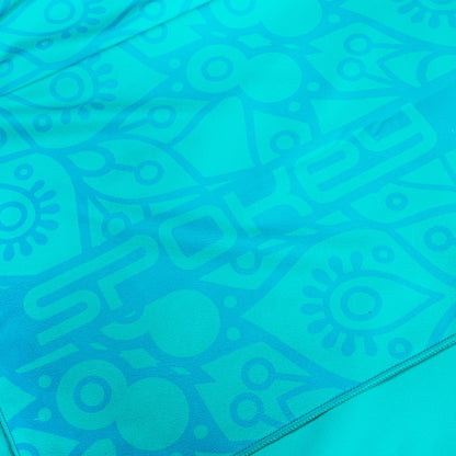 MANDALA Rychleschnoucí športový uterák, tyrkysový, 80 x 160 cm-6