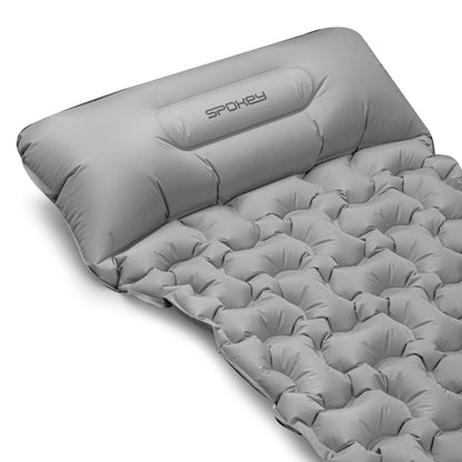 AIR BED PILLOW BIG Nafukovací matrac s vankúšikom, 213 x 62 x 6 cm, R-Value 2.5, sivá-2