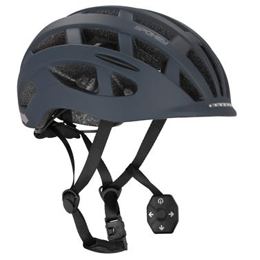 POINTER PRO Cyklistická prilba s LED blikačkou a blinkry, 58-61 cm, čierna-18