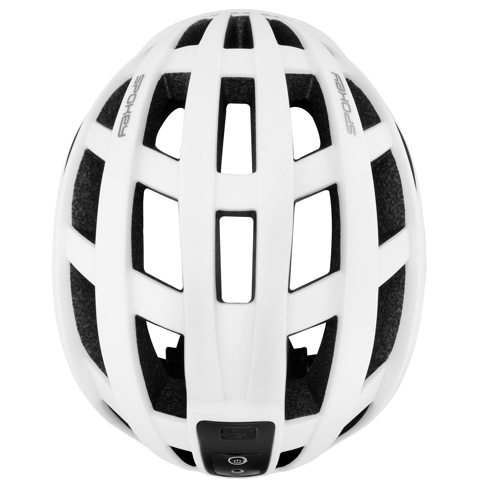 POINTER PRO Cyklistická prilba s LED blikačkou a blinkry, 55-58 cm, biela-2