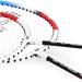 FIT ONE Sada na badminton - 2 rakety-16