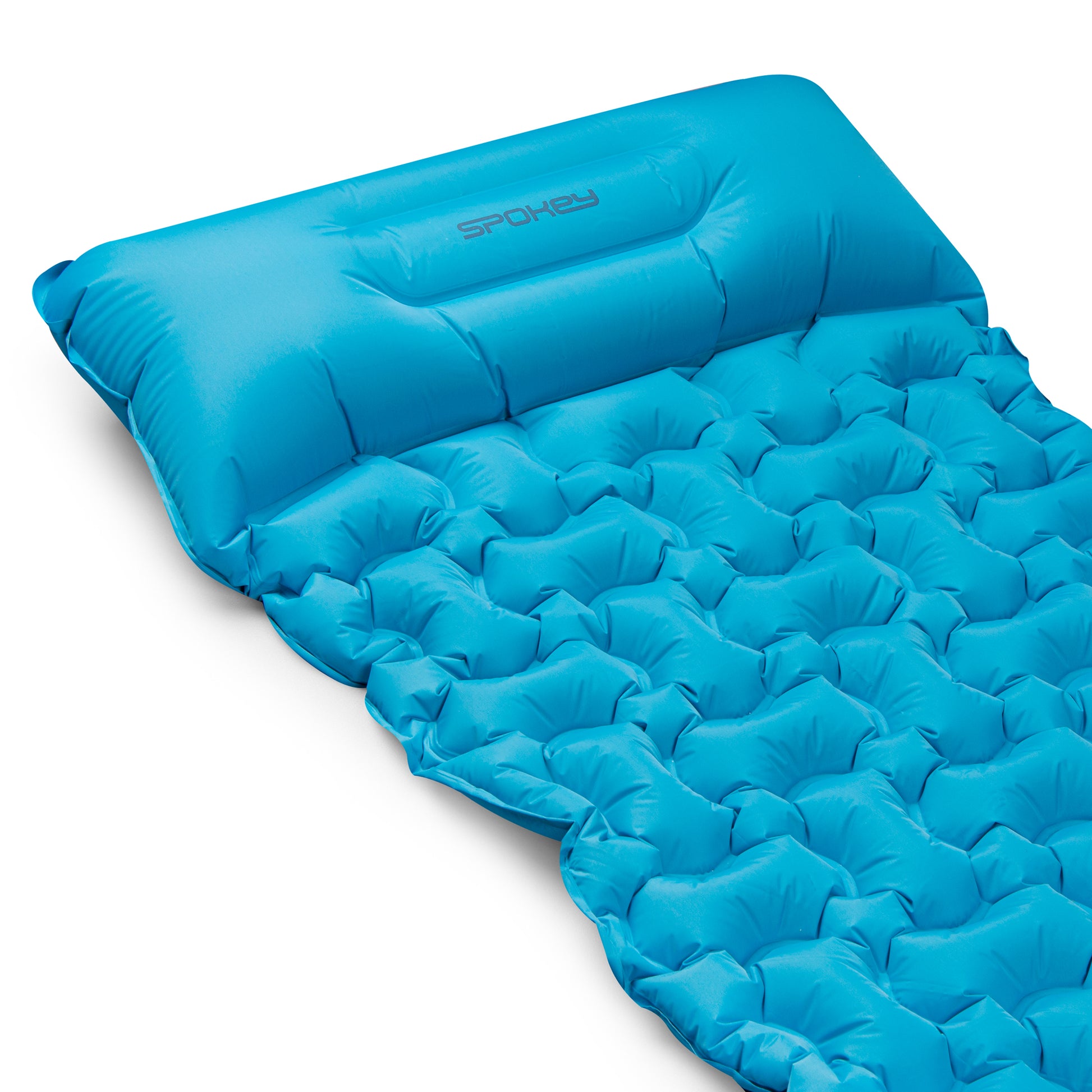 AIR BED PILLOW BIG Nafukovací matrac s vankúšikom, 213 x 62 x 6 cm, R-Value 2.5, modrá-2