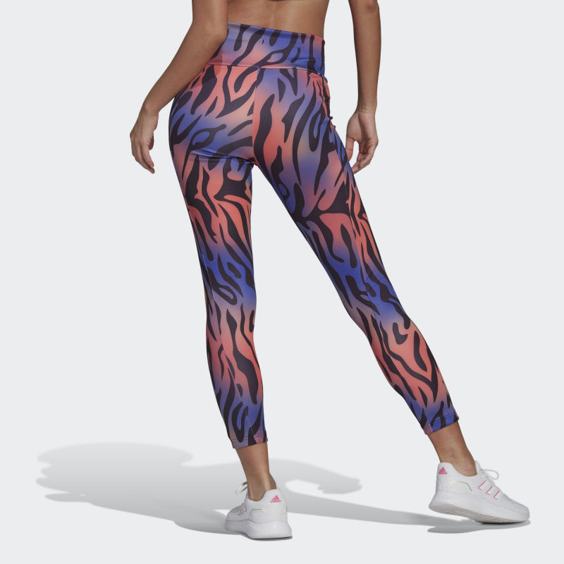 Adidas RUNNING ESSENTIALS TIGER PRINT 7/8 - Dámske legíny XL-3