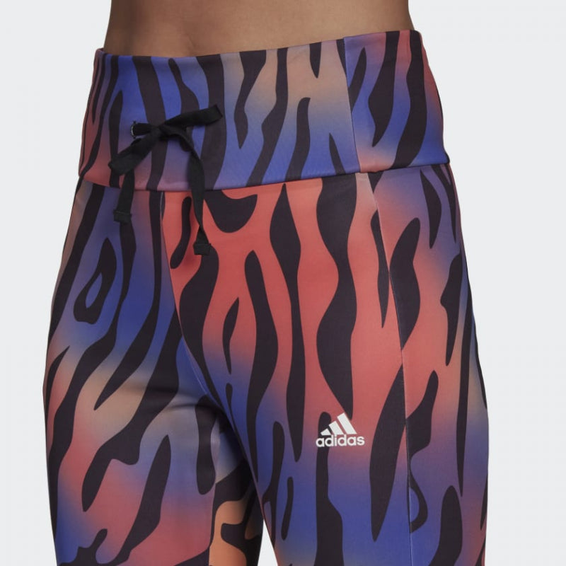 Adidas RUNNING ESSENTIALS TIGER PRINT 7/8 - Dámske legíny XL-2