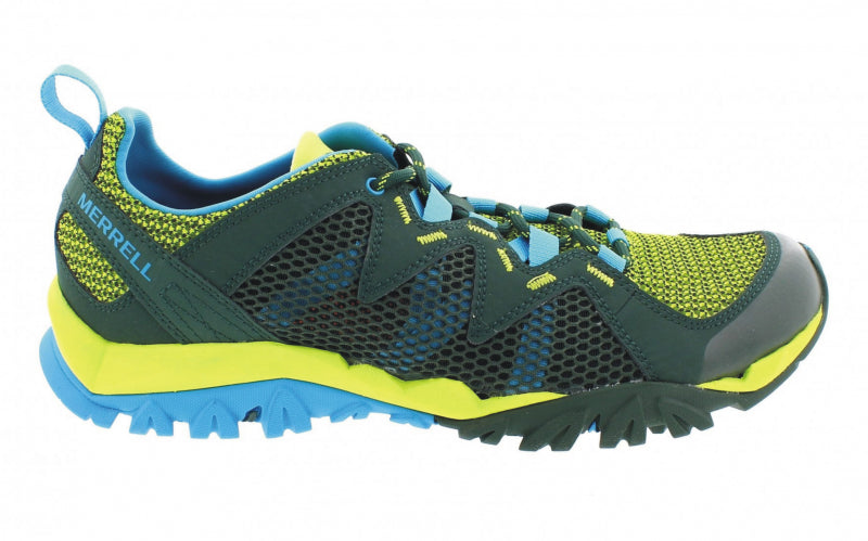 MERRELL TETREX RAPID CREST lime - Pánska outdoorová obuv UK - 10-2