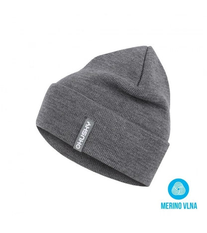 Husky Pánska merino čiapka Merhat 1 tehlová, L-XL-4