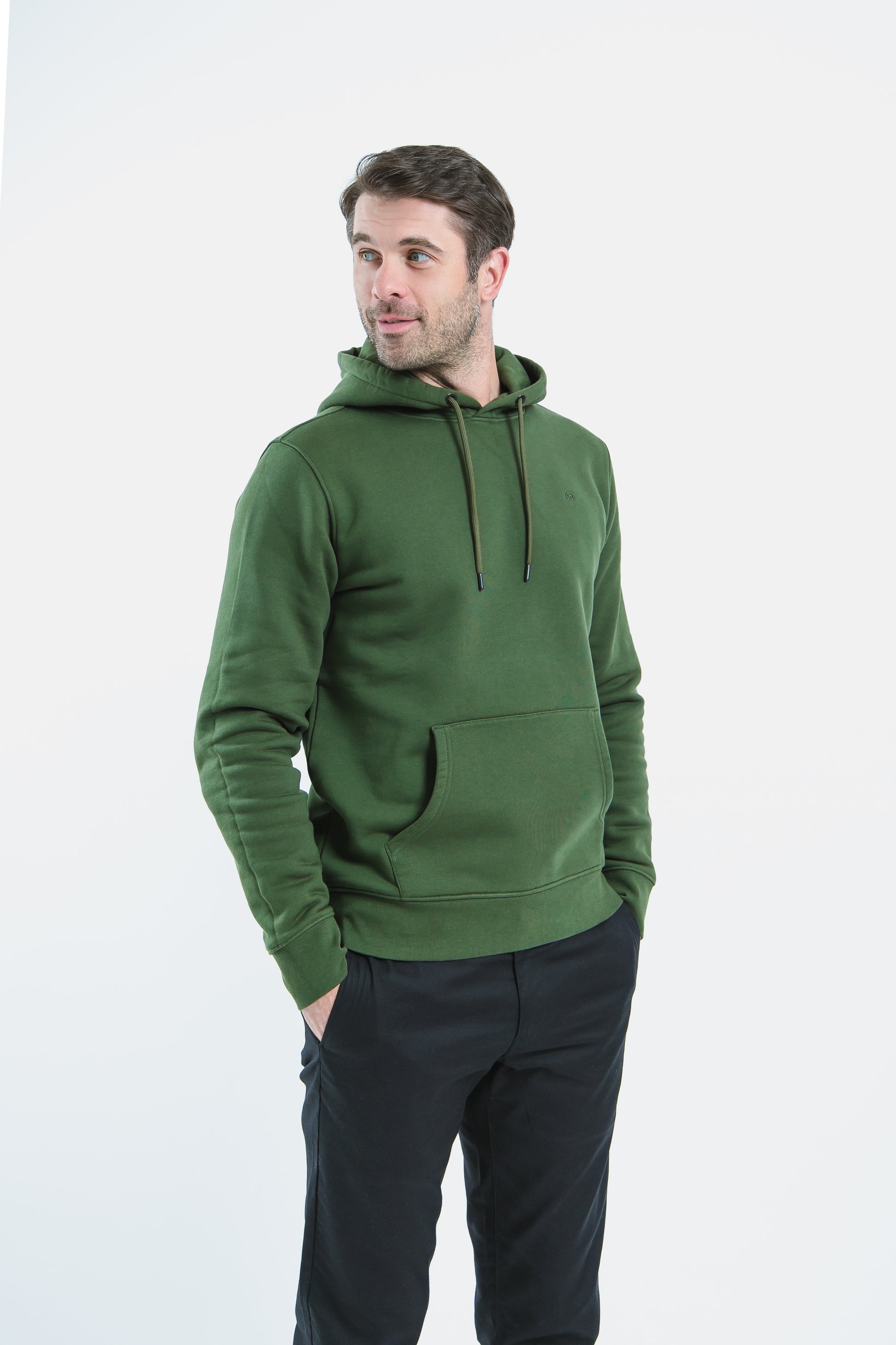 Pánska mikina s kapucňou Be Lenka Essentials - Dark Green