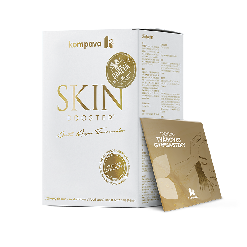 SkinBooster 300 g/30 dávok + tvárová gymnastika-0