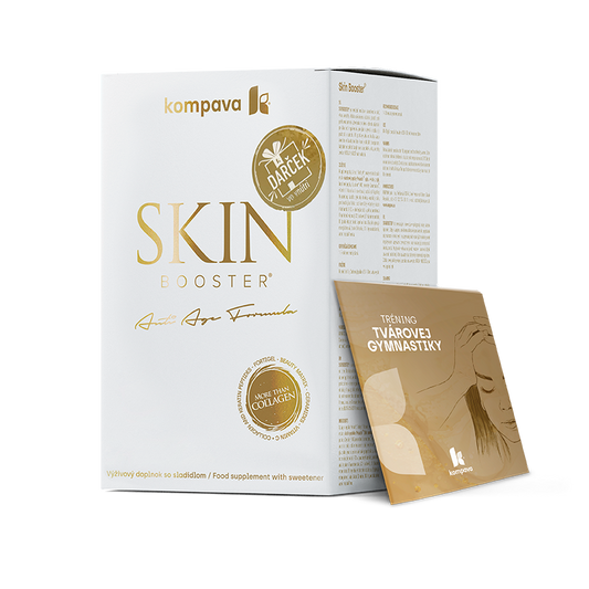 SkinBooster 300 g/30 dávok + tvárová gymnastika-0