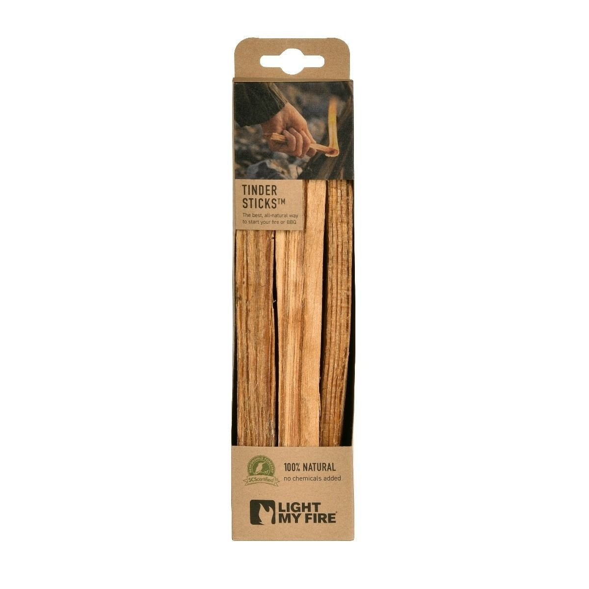 Light my fire Doplnky Podpaľovač Tinderstick pack hnedá-1