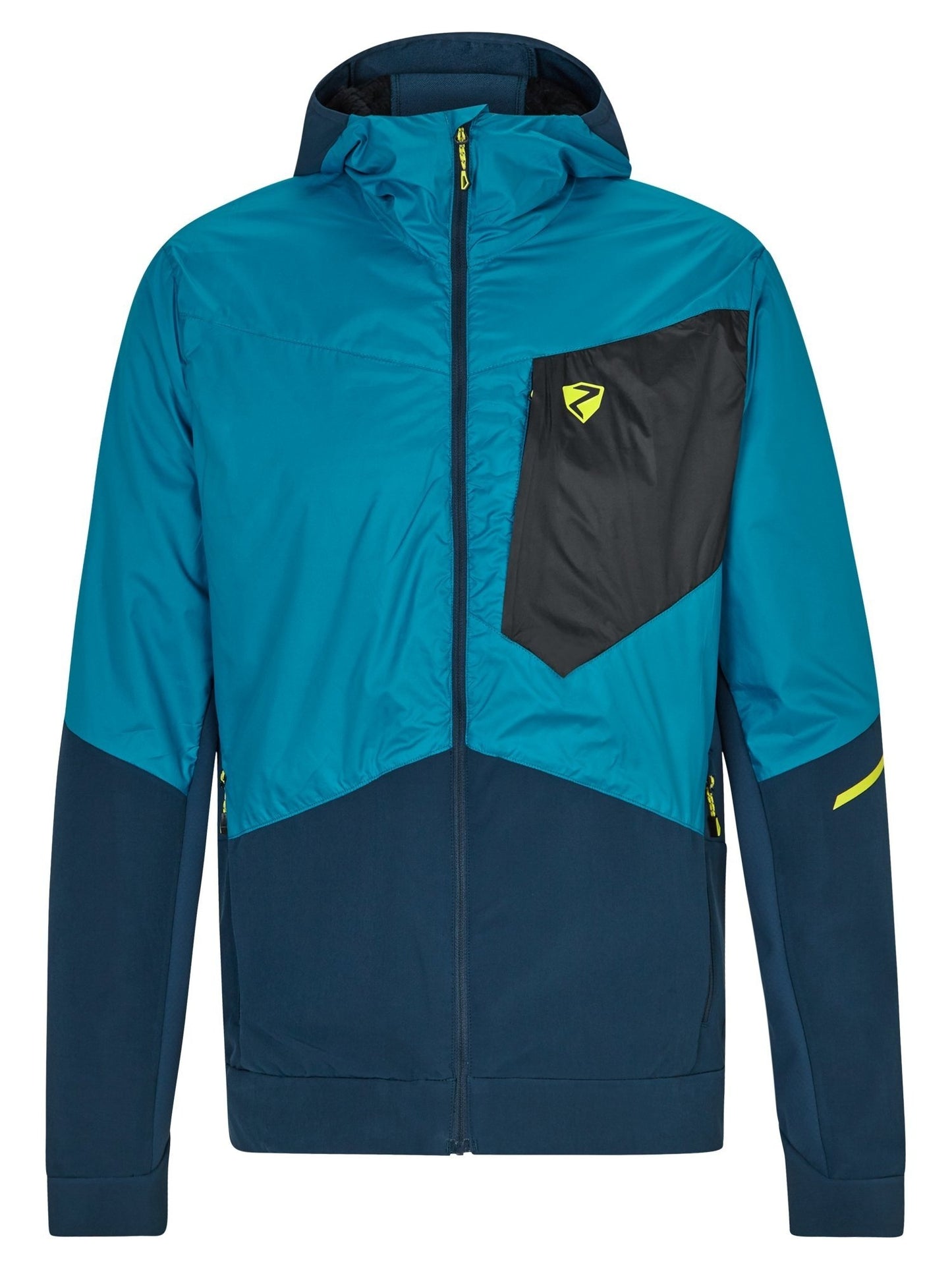 Ziener Pánska softshell bunda NIKOLO teal crystal, 48