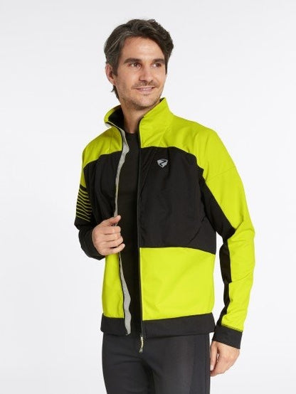 Ziener Pánska softshell bunda NOGAH bitter lemon, 52-3