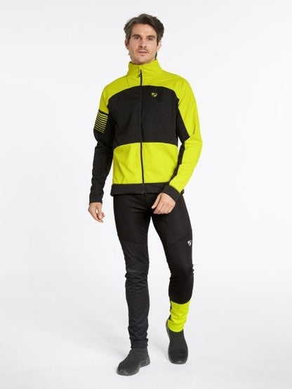 Ziener Pánska softshell bunda NOGAH bitter lemon, 52-4